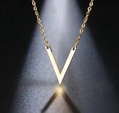 V Necklace ( Silver / Golden )