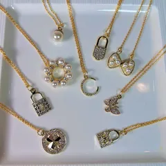 Premium Golden Stone Studded Necklace | Waterproof Chain