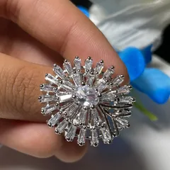 Premium American Diamond Ring - Adjustable