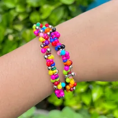 Multicolour Boho Adjustable Indian Bracelet