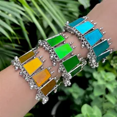 Adjustable Mirror Colourful Bracelets