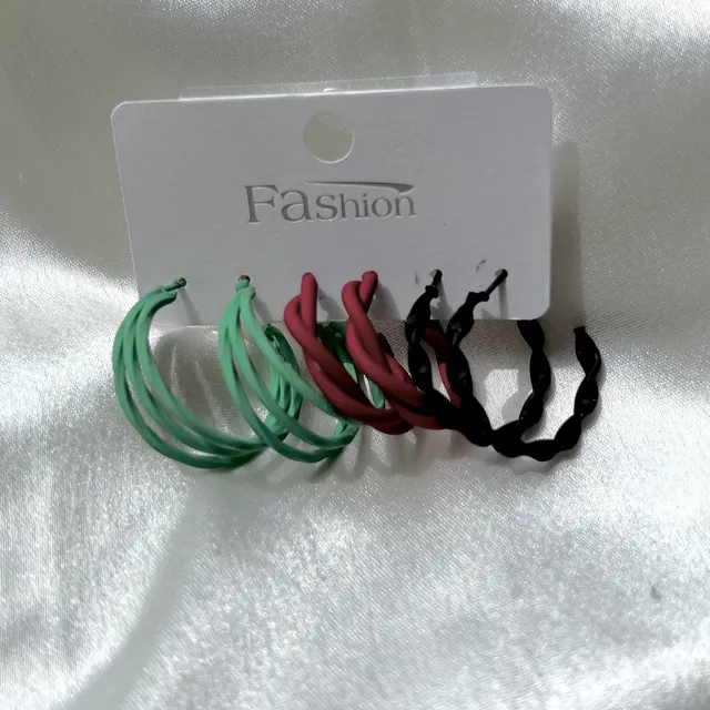 Colourful Mini Hoops Pack of 3 (d-2)