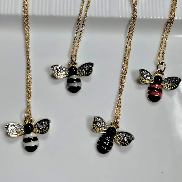Honey Bees Necklace | Waterproof Necklace | Perfect for Dailywear