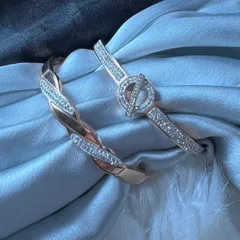 Premium Antitarnish Rose Gold Diamond  Bracelet