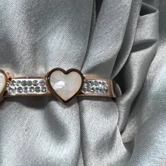 Premium Antitarnish Rose Gold Heart Bracelet