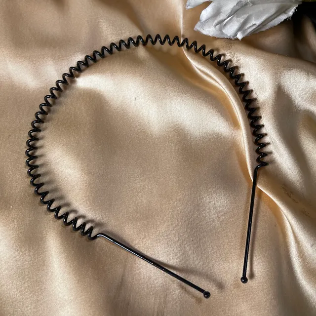 Spiral Black Hairband