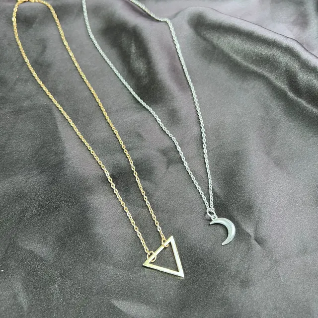 Golden & Silver Charm Necklaces