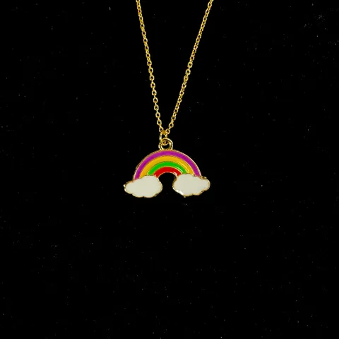 Cute Rainbow Charm Necklace