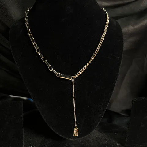 Golden Drop Choker Necklace