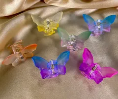 Acrylic Butterfly Designed Hair Clutchers