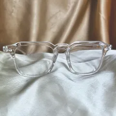 Transparent Retro Square Sunglasses