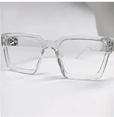 White Transparent UV Protected Sunglasses