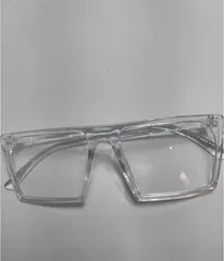 White Transparent UV Protected Sunglasses