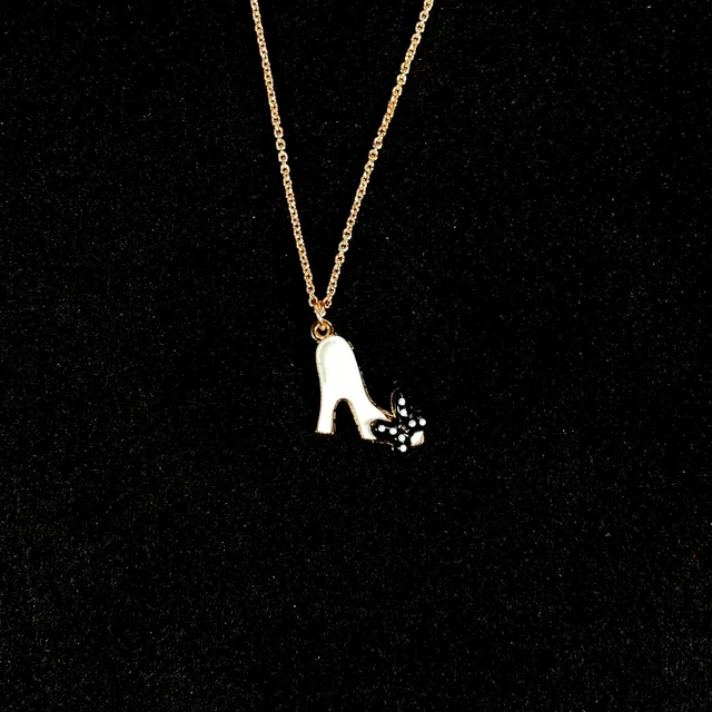 Cute Small White Heel Necklace