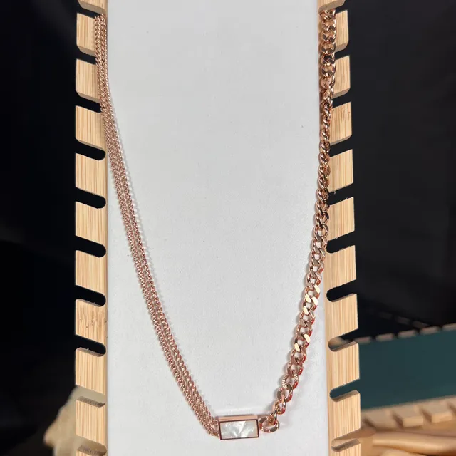 Cute Rosegold Chain Necklace