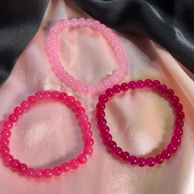 Glass Beads Bracelet - Stretchable