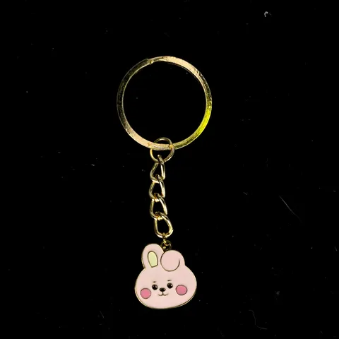 Cute BTS Cooky Character Key Chain (Golden)