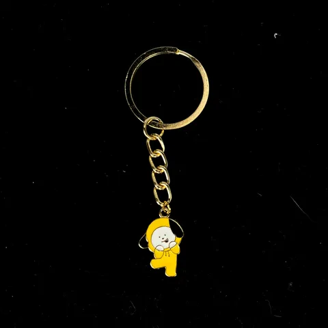 Cute BTS Chimmy Character Key Chain (Golden)