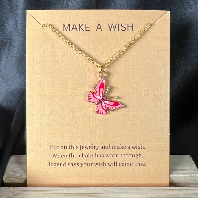 Butterfly Charm Necklace (Antitarnish-Golden)