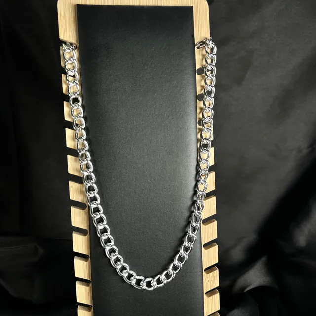 Silver Chain Necklace (D-4)