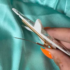 Starfish Shape Hair Clip (White)
