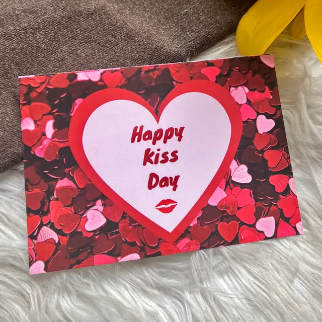 Valentine Kiss Day Card ( D1 )