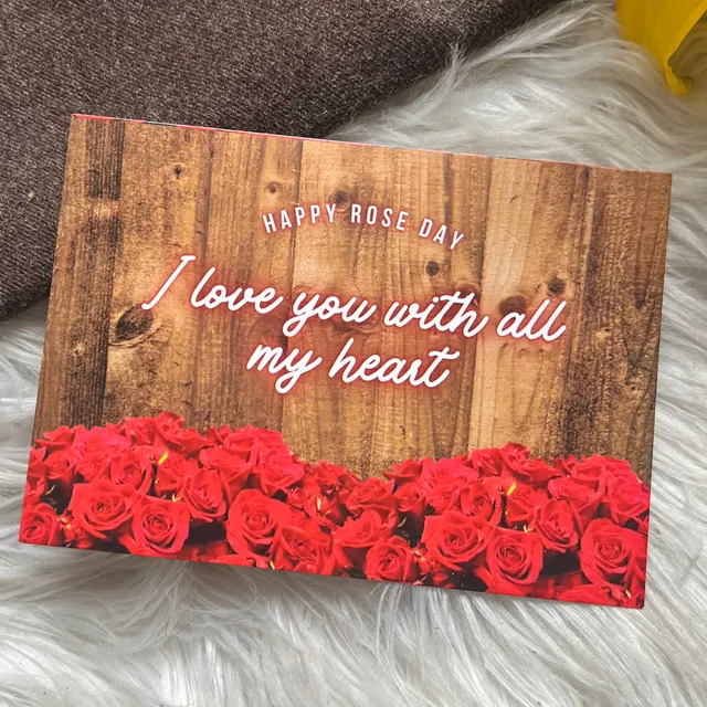 I Love You ||Valentines Day card ( D11 )