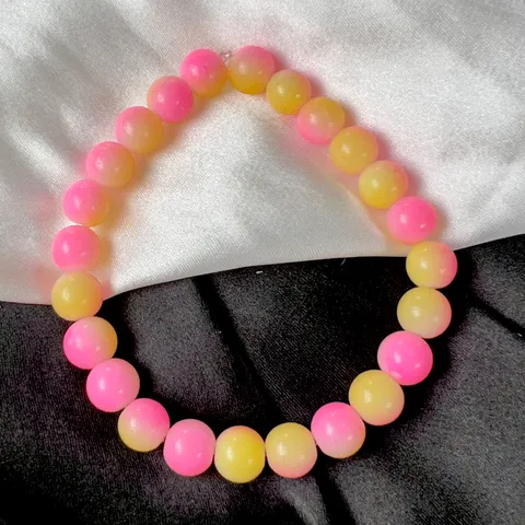 Tie-Dye Beads Bracelet - Stretchable (Big Beads)