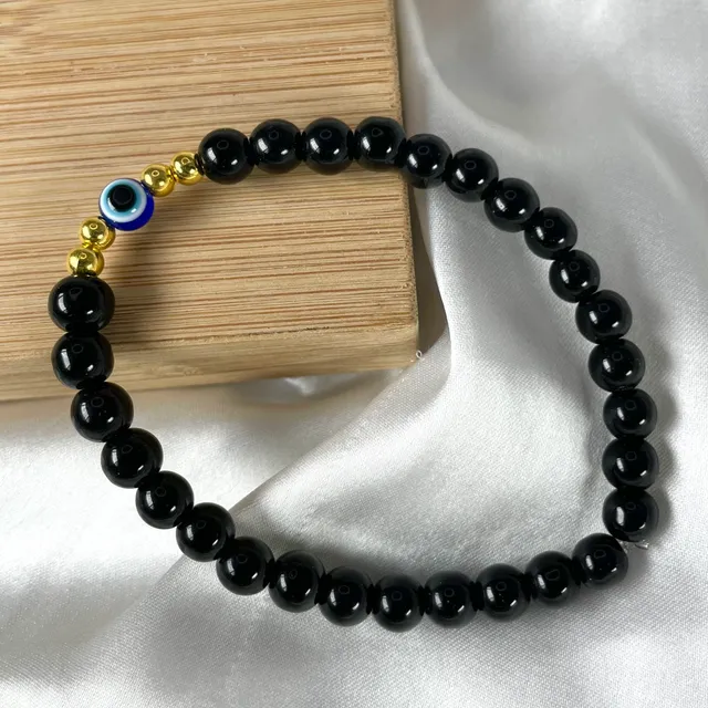 Evil Eye Black Beads Bracelet