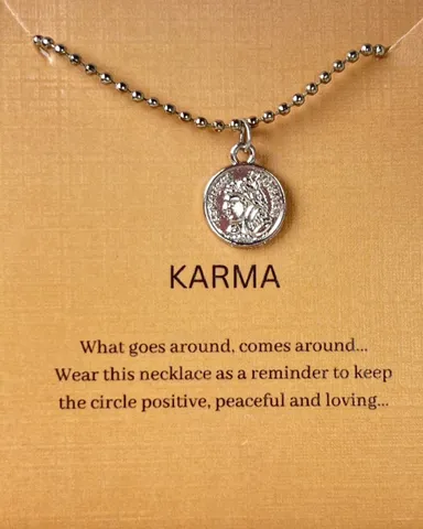 Silver Coin Necklace