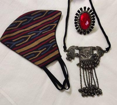 Ajrak Mask By Khyathija