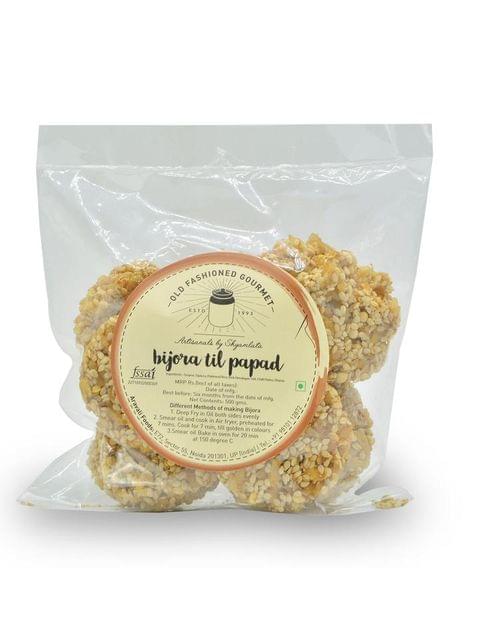 Bijora ,Til Papad By Old Fashioned Gourmet