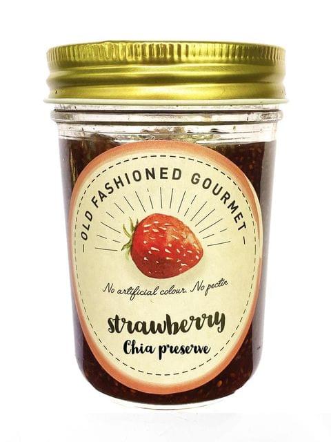 Strawberry Chia Preserve By Old Fashioned Gourmet