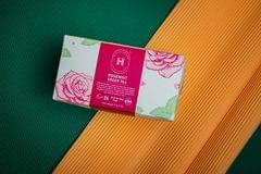 Hustlebush Rosemint Flavoured Green Tea Loaded with Vitamin C Made with 100% Whole Leaf, Rose Petals & Mint 25 pyramid teabags