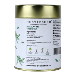 Hustlebush Himalayan Green Tea Pure Whole Leaf Boosts Immunity Detox Tea 50g loose Leaf