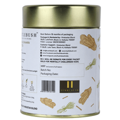 Hustlebush Lemongrass Cinnamon Green Tea Whole Leaf Loose Tea For Weight Loss Fights Cough & Cold 50g loose Leaf