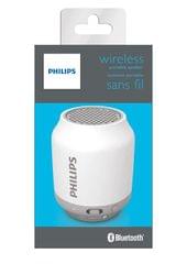 Philips BT50W/00 Portable Wireless Bluetooth Speaker, white