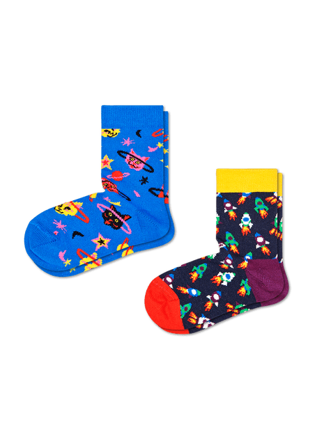2-pack Kids Space socks