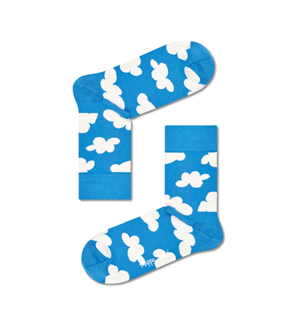 Cloudy Half Crew Sock