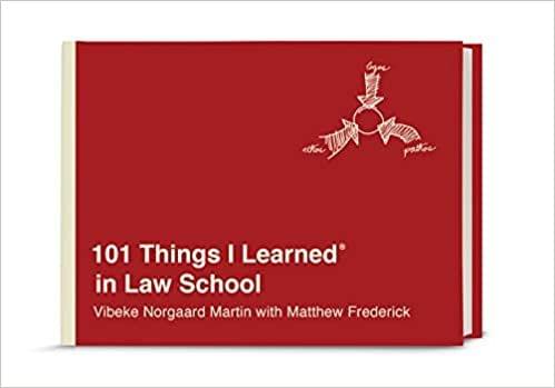 101 Things I Learned? In Law School