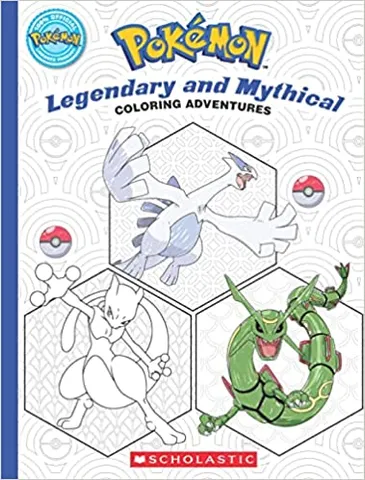 Pokemon Coloring Adventures #2 Legendary & Mythical Pokemon