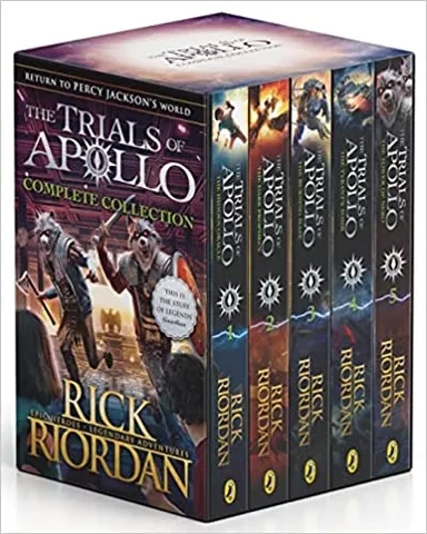 The Trials Of Apollo Complete Collection 5 Books Set