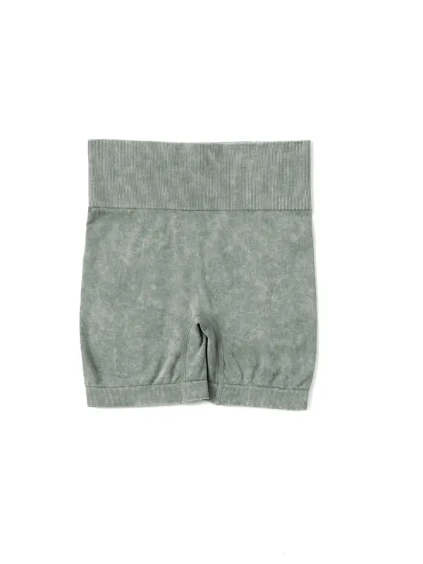 Grey Warm Up Seamless Shorts