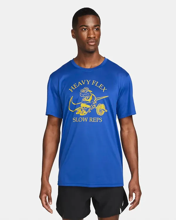 Nike Dri-FIT Legend Graphic Training T-Shirt - Blue