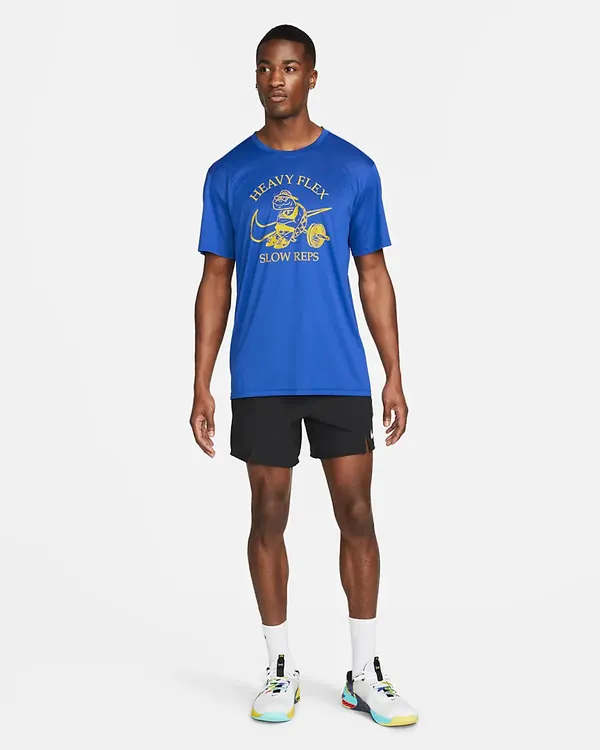 Nike Dri-FIT Legend Graphic Training T-Shirt - Blue