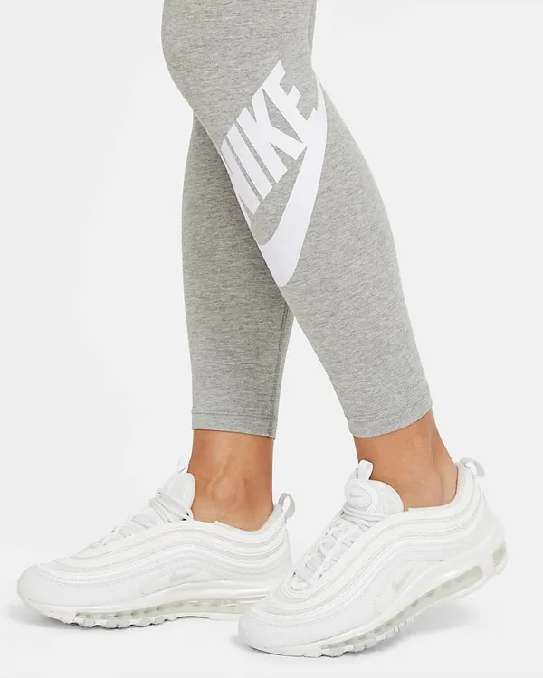 Nike Essential Graphic High-Rise Leggings -Grey