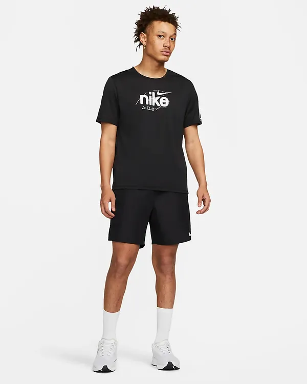Nike Dri-FIT Miler D.Y.E. Short-Sleeve Running Top
