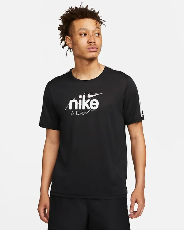 Nike Dri-FIT Miler D.Y.E. Short-Sleeve Running Top
