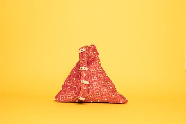 Red Handcrafted Potli Bag