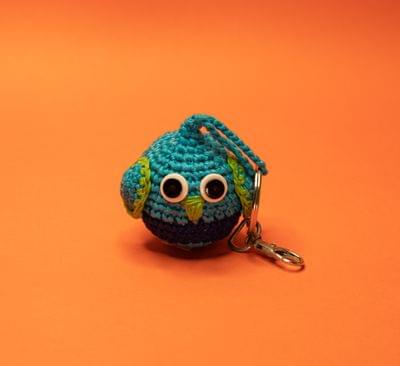 Handmade Crochet Key Ring/Bag Charm - Owl (Pack Of 2)